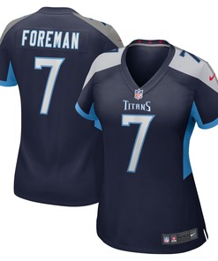 Donta Foreman Tennessee Titans Womens Game Jersey - Navy Nfl