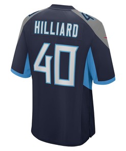 Dontrell Hilliard Tennessee Titans Game Player Jersey - Navy