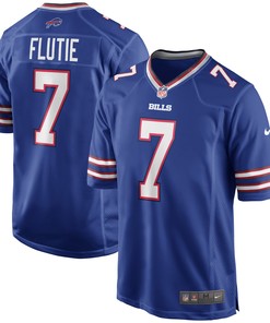 Doug Flutie Buffalo Bills Game Retired Player Jersey - Royal Nfl