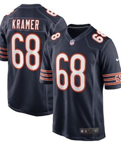 Doug Kramer Chicago Bears Game Player Jersey - Navy