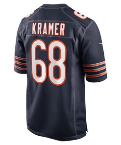 Doug Kramer Chicago Bears Game Player Jersey - Navy