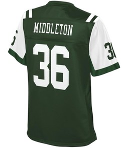 Doug Middleton New York Jets Nfl Pro Line Womens Team Color Player Jersey - Green