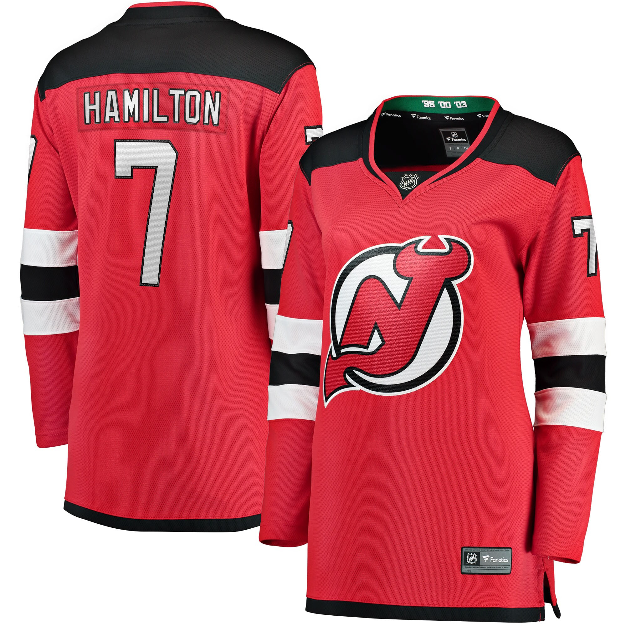 Dougie Hamilton New Jersey Devils Fanatics Branded Womens Breakaway Player Jersey - Red Nhl