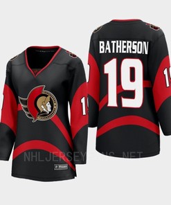 Drake Batherson 19 Ottawa Senators 2022 Special Edition 2.0 Women Breakaway Retro Jersey Black