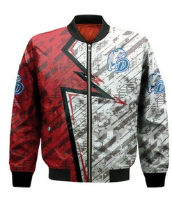 Drake Bulldogs Bomber Abstract Pattern Sport- NCAA