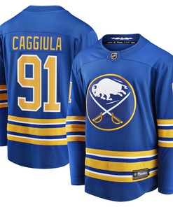 Drake Caggiula Buffalo Sabres Fanatics Branded Home Breakaway Player Jersey - Royal Nhl