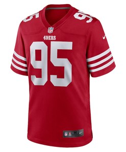 Drake Jackson San Francisco 49ers Game Player Jersey - Scarlet