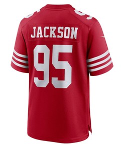 Drake Jackson San Francisco 49ers Game Player Jersey - Scarlet