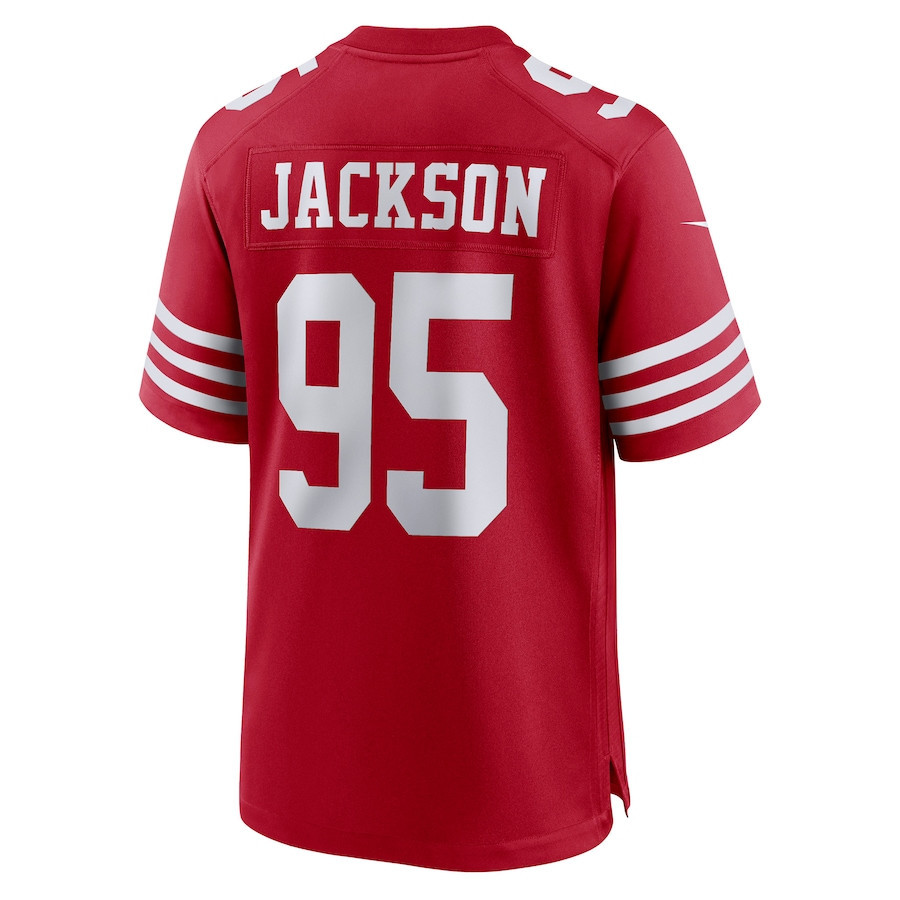 Drake Jackson San Francisco 49ers Game Player Jersey - Scarlet