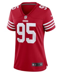Drake Jackson San Francisco 49ers Women's Game Player Jersey - Scarlet