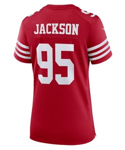 Drake Jackson San Francisco 49ers Women's Game Player Jersey - Scarlet