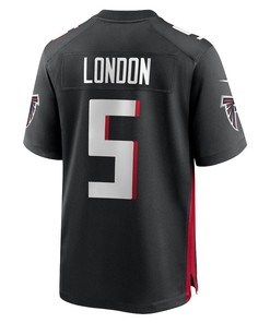 Drake London 5 Atlanta Falcons 2022 Draft First Round Pick Game Jersey In Black