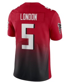 Drake London 5 Atlanta Falcons Men Vapor Limited Jersey - Red