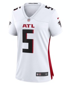Drake London 5 Atlanta Falcons Women Away Game Jersey - White