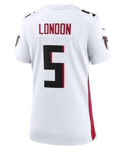 Drake London 5 Atlanta Falcons Women Away Game Jersey - White