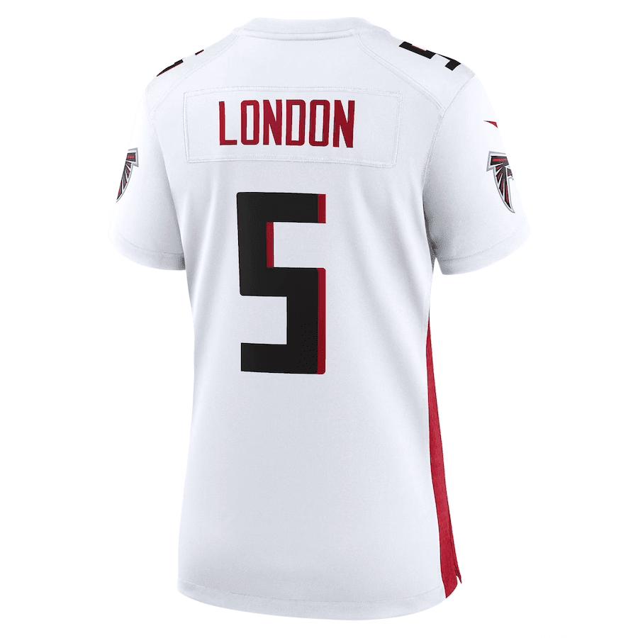 Drake London 5 Atlanta Falcons Women Away Game Jersey - White