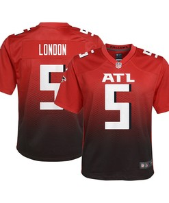 Drake London 5 Atlanta Falcons Youth Game Jersey - Red