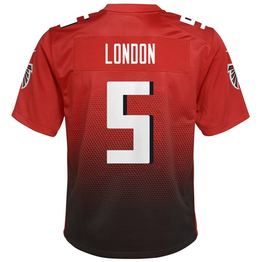 Drake London 5 Atlanta Falcons Youth Game Jersey - Red
