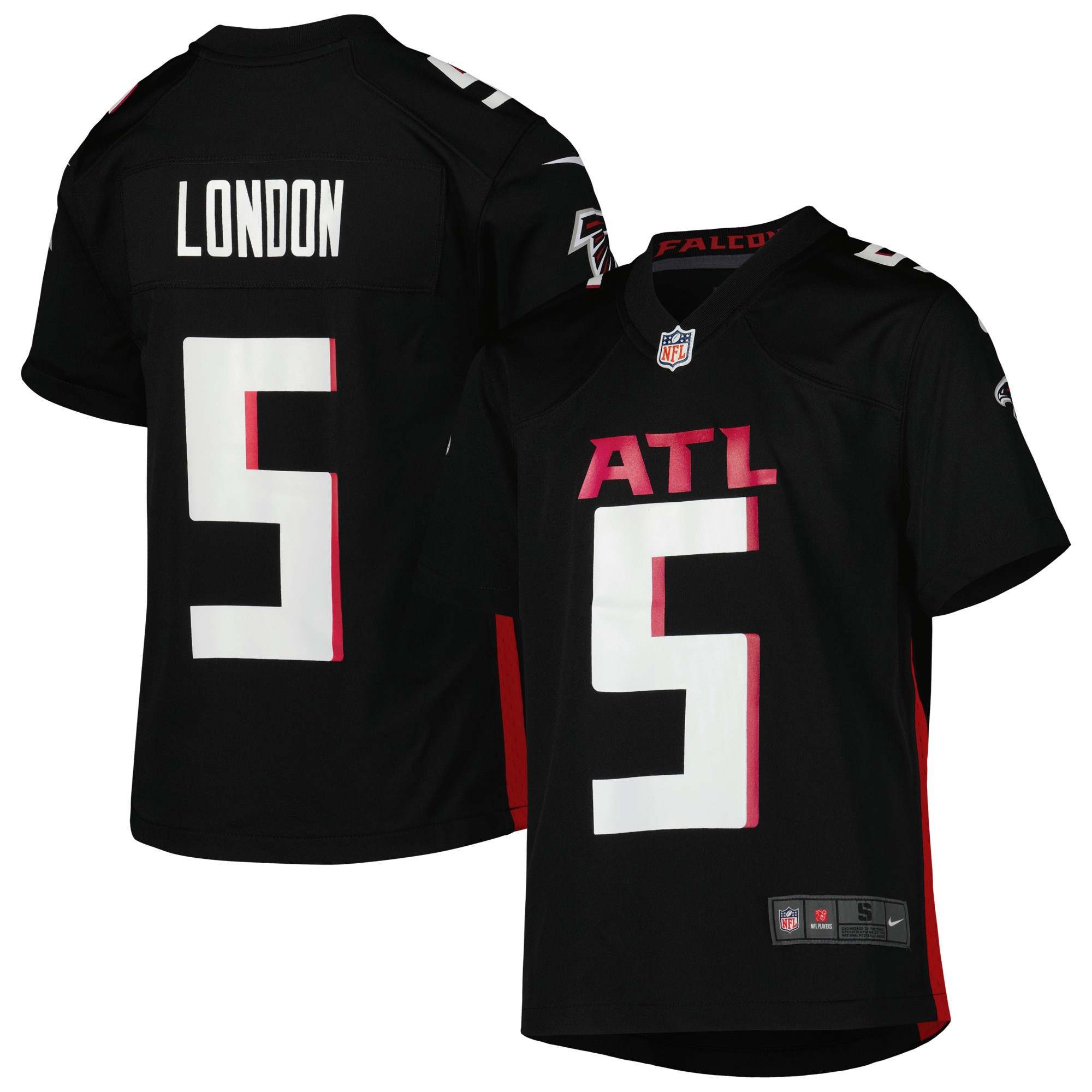 Drake London Atlanta Falcons Game Jersey - Black Nfl