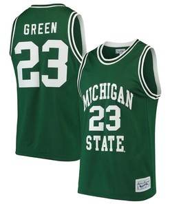 Draymond Green 23 Michigan State Spartans Original Retro Brand Alumni Basketball Men Jersey - Green