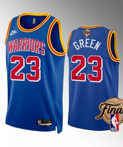 Draymond Green Golden State Warriors 2022 Finals Jersey Royal 23 Classic Dub