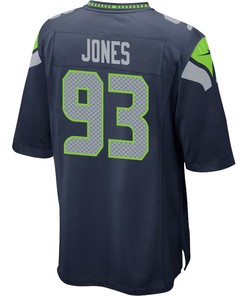 Dre’mont Jones 93 Seattle Seahawks Game Men Jersey - College Navy