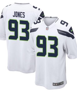 Dre’mont Jones 93 Seattle Seahawks Game Men Jersey - White