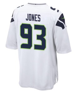 Dre’mont Jones 93 Seattle Seahawks Game Men Jersey - White