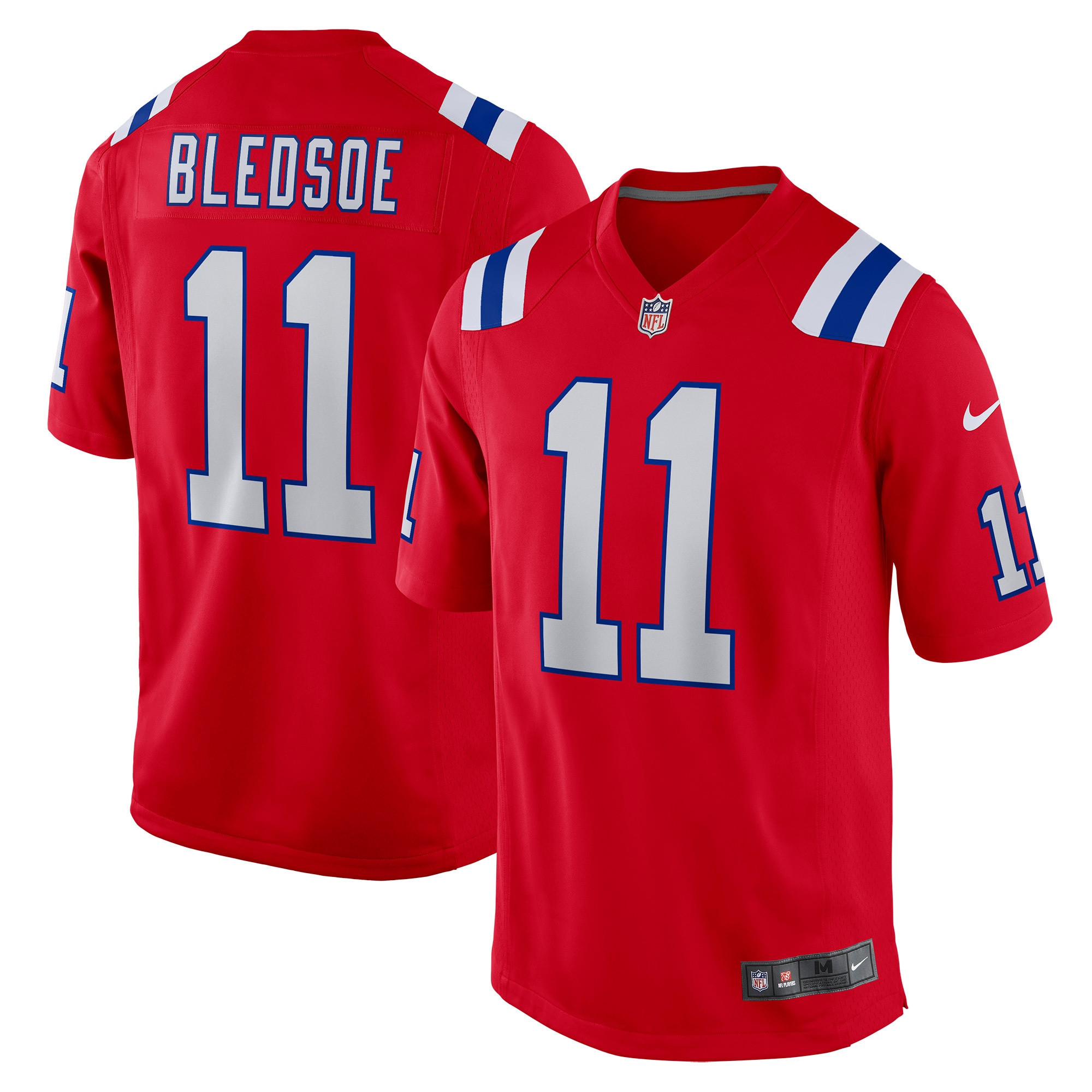 Drew Bledsoe New England Patriots Retired Player Alternate Game Jersey - Red Nfl