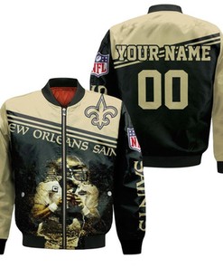 Drew Brees Legend New Orleans Saints 2020 Nfl Season Personalized Bomber Jacket Model 1965