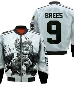 Drew Brees New Orleans Saint Signature Bomber Jacket Model 1967