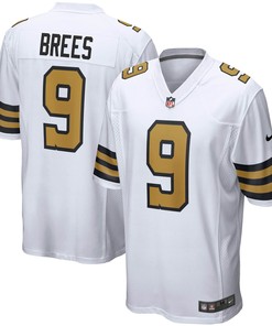 Drew Brees New Orleans Saints Alternate Game Jersey - White Nfl