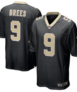 Drew Brees New Orleans Saints Nike Team Color Game Jersey - Black