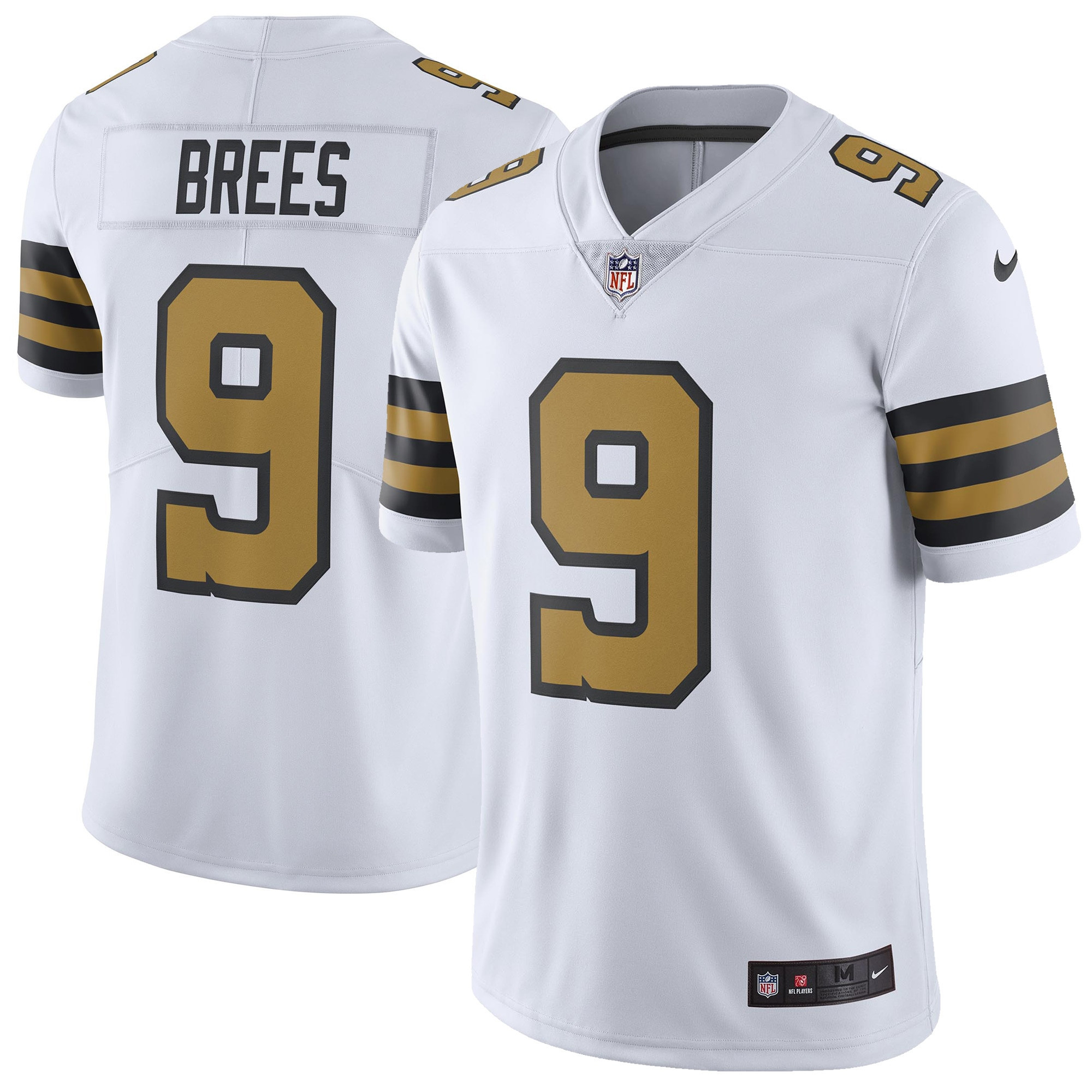 Drew Brees New Orleans Saints Vapor Untouchable Color Rush Limited Player Jersey - White Nfl
