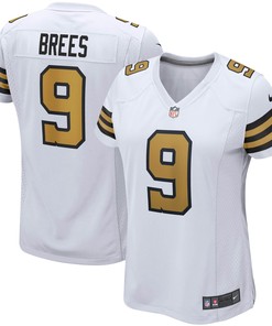 Drew Brees New Orleans Saints Womens Alternate Game Jersey - White Nfl