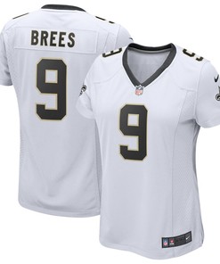 Drew Brees New Orleans Saints Womens Game Player Jersey - White Nfl