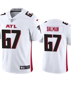 Drew Dalman 67 Atlanta Falcons White Vapor Limited Jersey