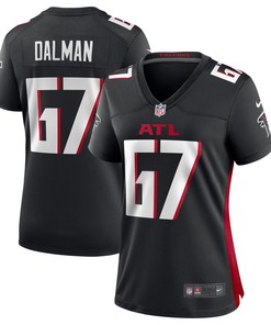 Drew Dalman Atlanta Falcons Womens Game Jersey - Black Nfl
