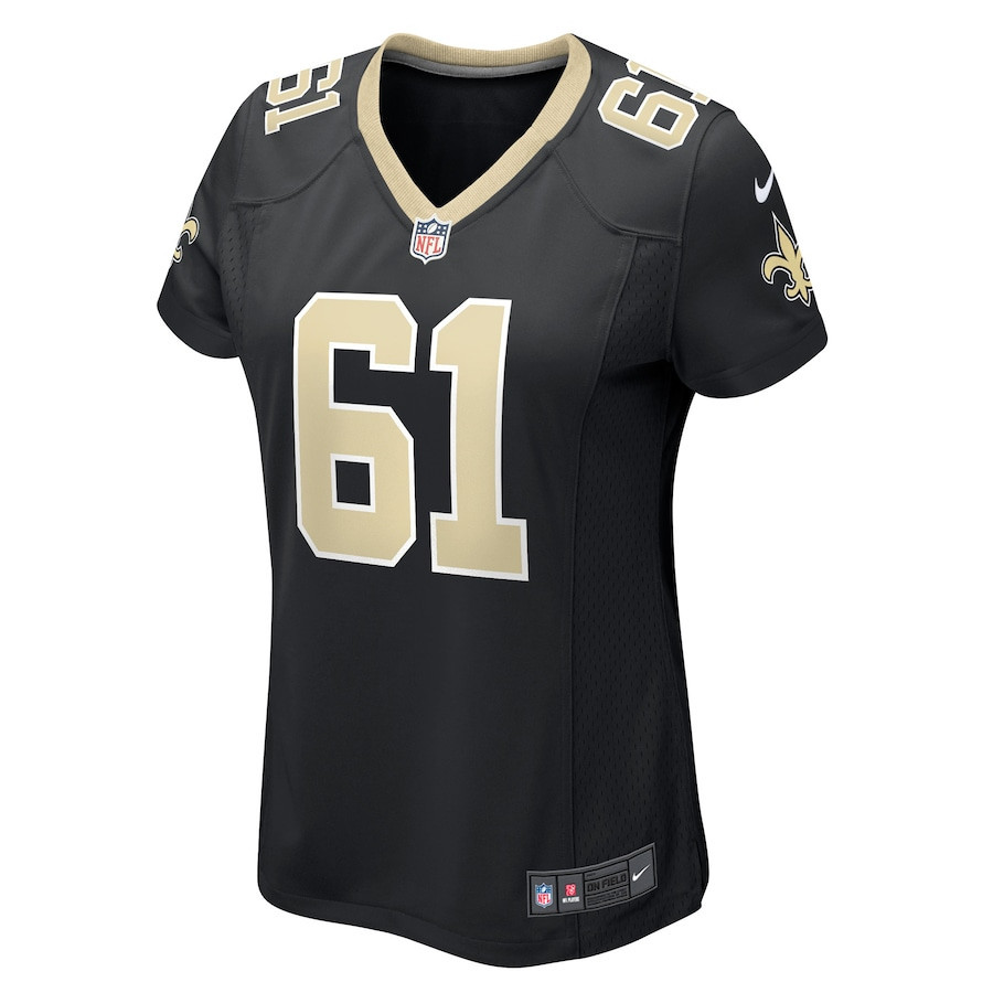 Drew Desjarlais New Orleans Saints Women's Game Player Jersey - Black