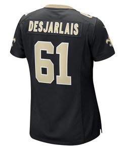 Drew Desjarlais New Orleans Saints Women's Game Player Jersey - Black