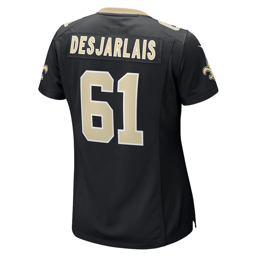 Drew Desjarlais New Orleans Saints Women's Game Player Jersey - Black