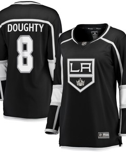 Drew Doughty Los Angeles Kings Fanatics Branded Womens Home 2020/21 Premier Breakaway Player Jersey - Black Nhl