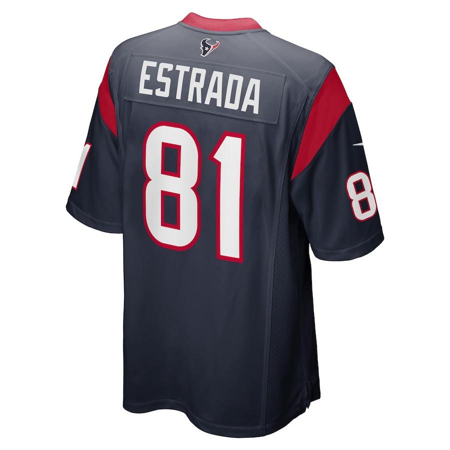 Drew Estrada Houston Texans Game Player Jersey - Navy