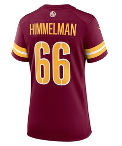 Drew Himmelman 66 Washington Commanders Women's Game Player Jersey - Burgundy