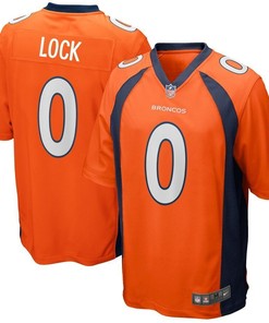 Drew Lock Denver Broncos 2019 Nfl Draft Pick Game Jersey Orange 2019