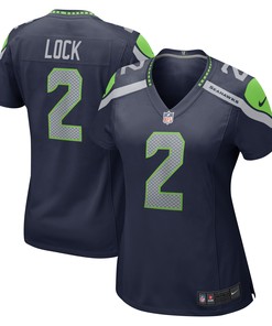 Drew Lock Seattle Seahawks Womens Game Jersey - College Navy Nfl