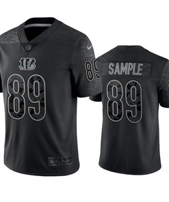 Drew Sample 89 Cincinnati Bengals Black Reflective Limited Jersey - Men