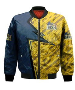 Drexel Dragons Bomber Abstract Pattern Sport- NCAA