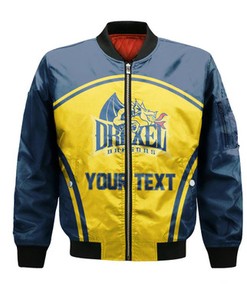 Drexel Dragons Bomber Curve Style Sport- NCAA