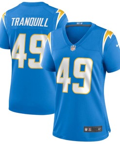 Drue Tranquill 49 Los Angeles Chargers Women's Game Jersey - Powder Blue